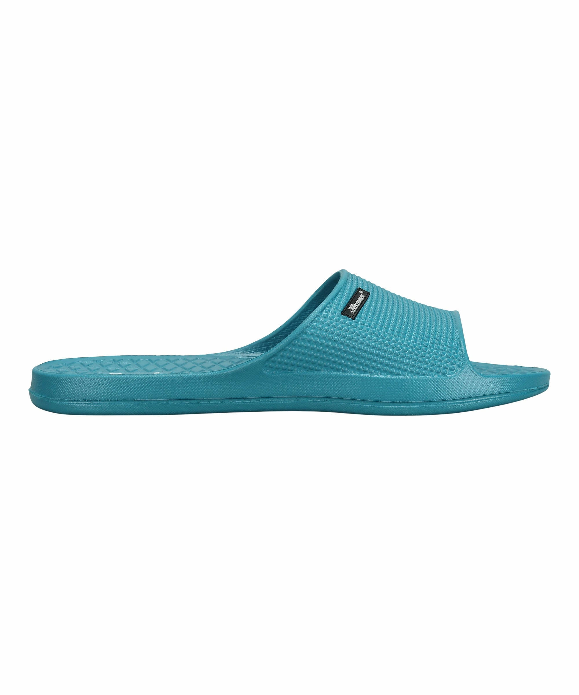 Crochet Newborn Flip Flops Paragon Men's Teal Blue Sliders with Comfortable & Durable Sole