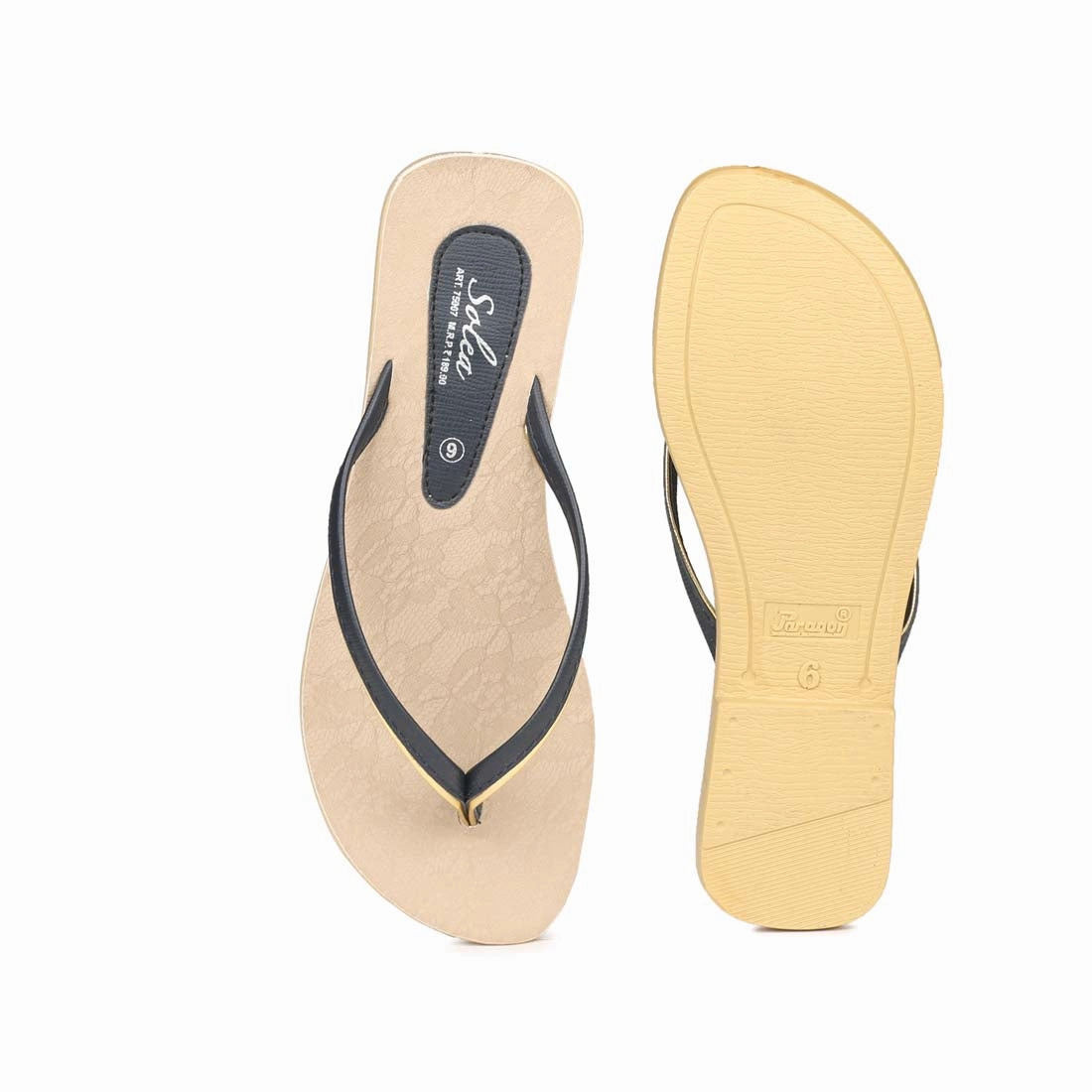 The Show Sandals Paragon PU75007LP Women Stylish Lightweight Flipflops | Comfortable soles| Casual & Trendy Slippers | Indoor & Outdoor