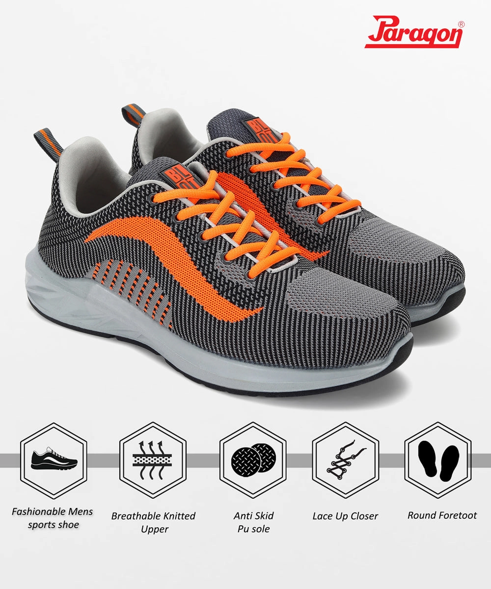 Paragon PUK1228G Men Casual Shoes | Stylish Walking Outdoor Shoes | Daily & Occasion Wear | Smart & Trendy | Comfortable Cushioned Soles For Supinators Best Walking