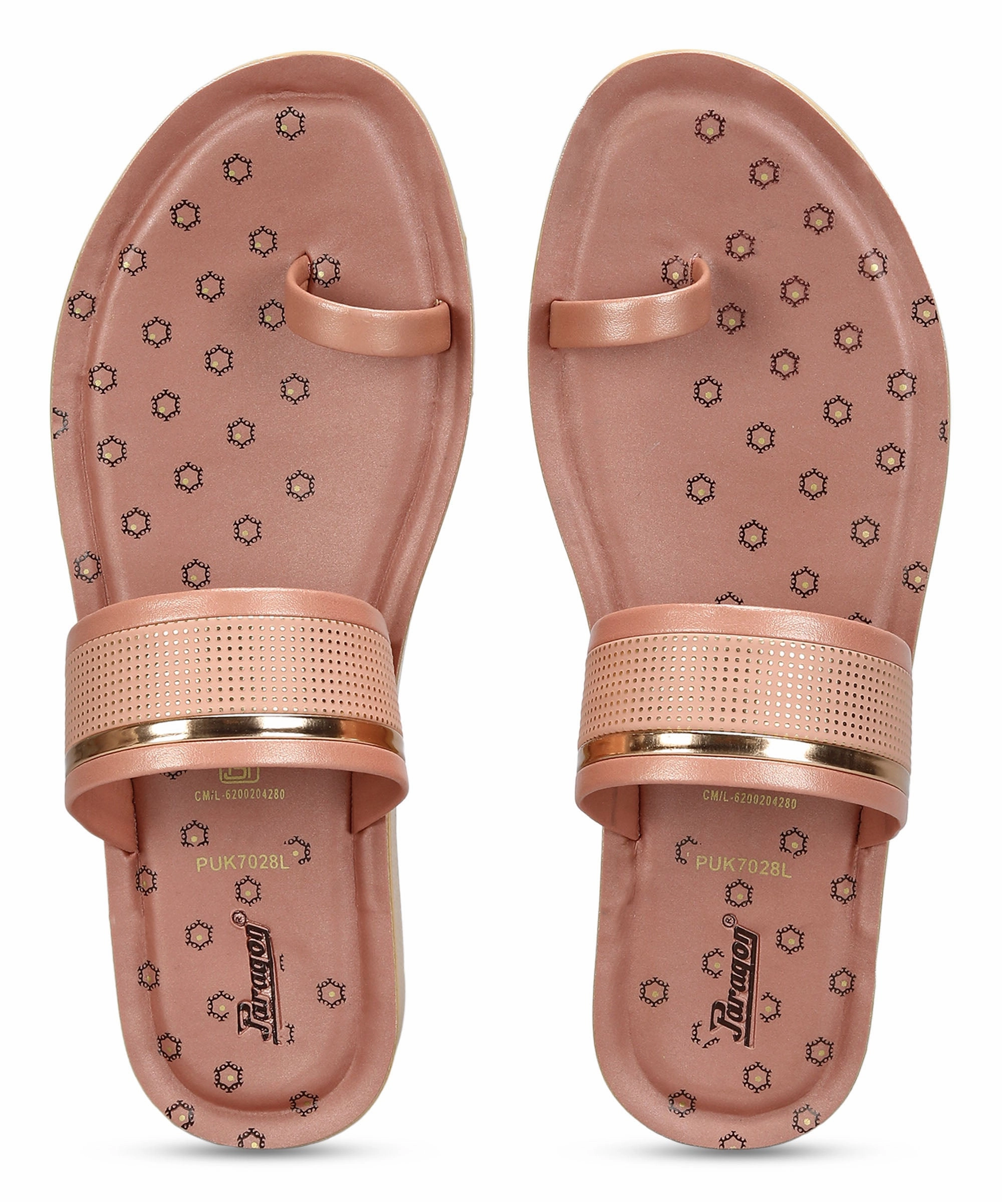 Target Pearl Sandals Paragon Women's Slip On Flat Pink Sandals | Durable Dailywear Sandals