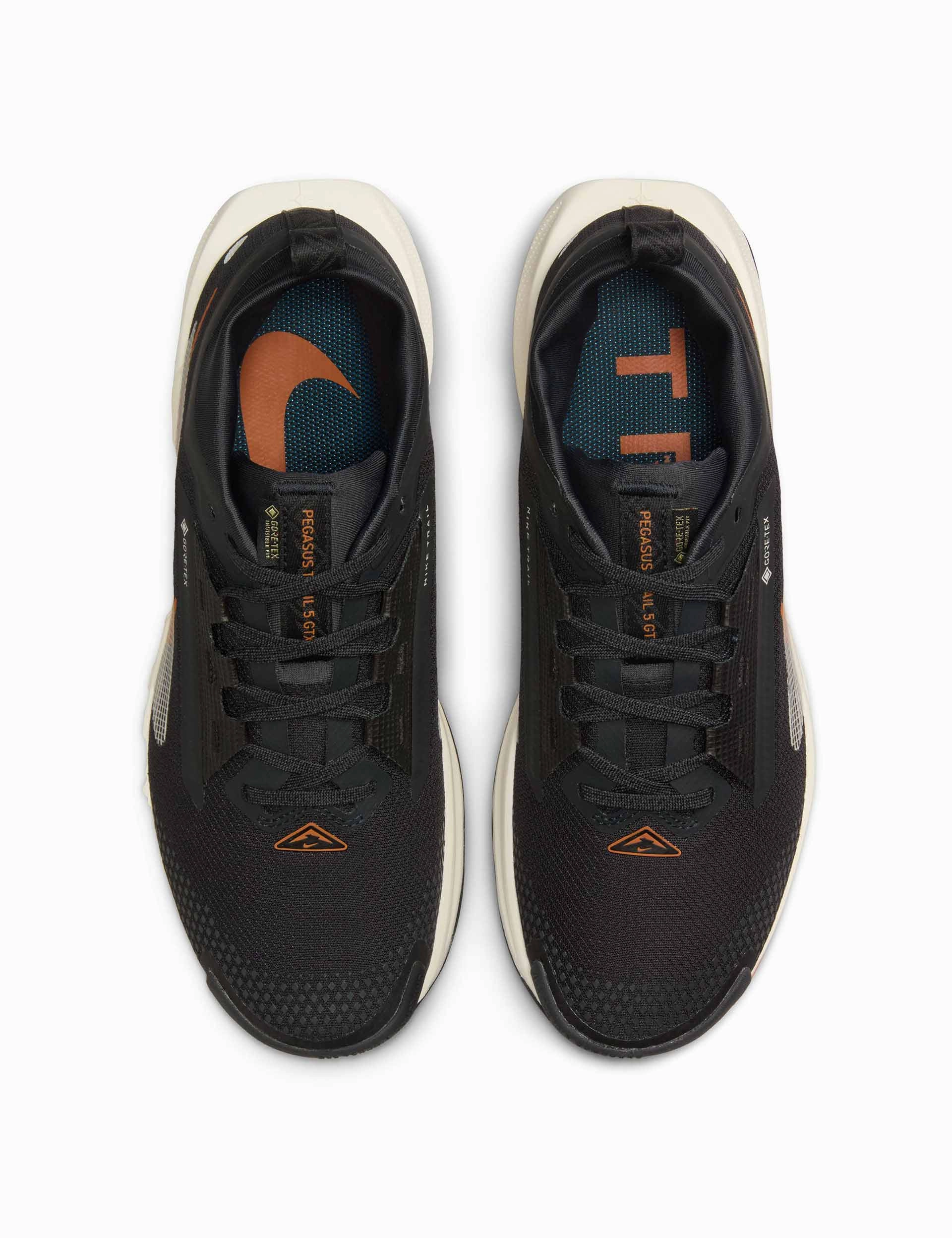 Best Trail To Road Running Shoes Pegasus Trail 5 Gore-Tex Shoes - Off Noir/Pale Ivory/Black/Monarch