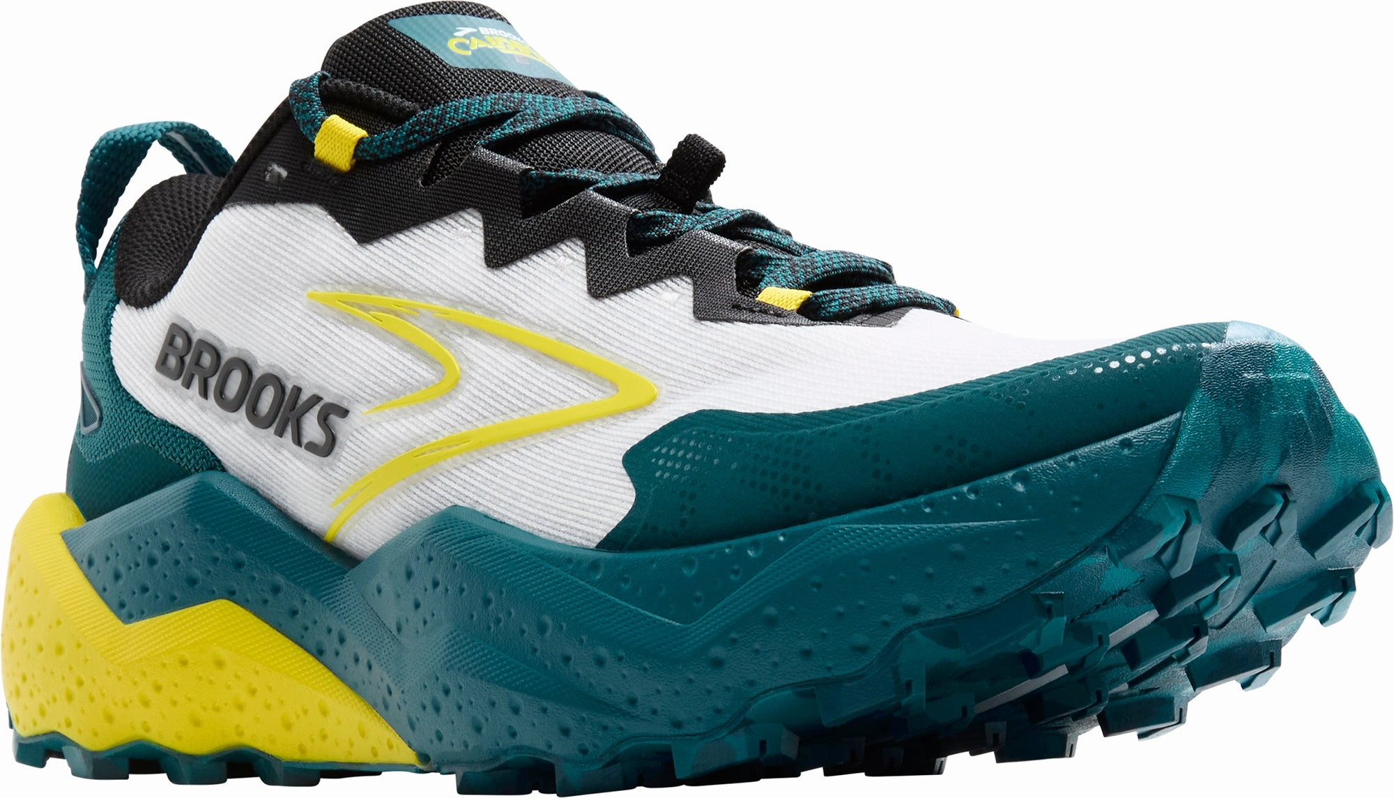 Brooks Caldera 8 Mens Trail Running Shoes - White Women's Narrow Trail Shoes