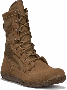 Two Buckle Combat Boots Tactical Research Men's TR105 8" Minimalist Training Boot