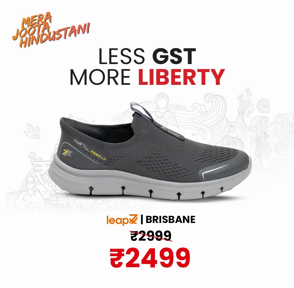 Best Walking Shoes For Underpronation Leap7x Dark Grey Sports Non Lacing Walking Shoes For Men BRISBANE By Liberty