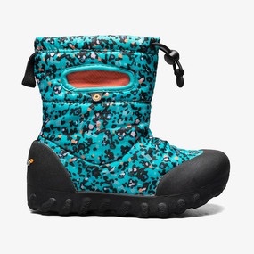 Tan Snow Boots B-Moc Snow - Blue Multi