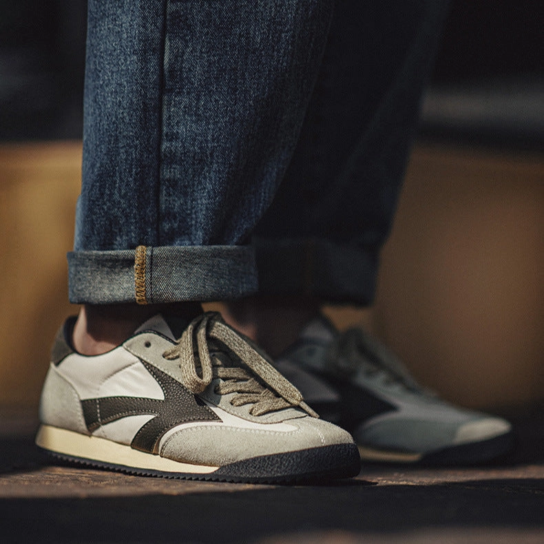 Men's Fashion Patchwork Breathable Low Top Training Sneakers Hoka Shoes For Weight Training