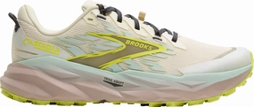 Z-trail Brooks Cascadia 19 Womens Trail Running Shoes - Cream
