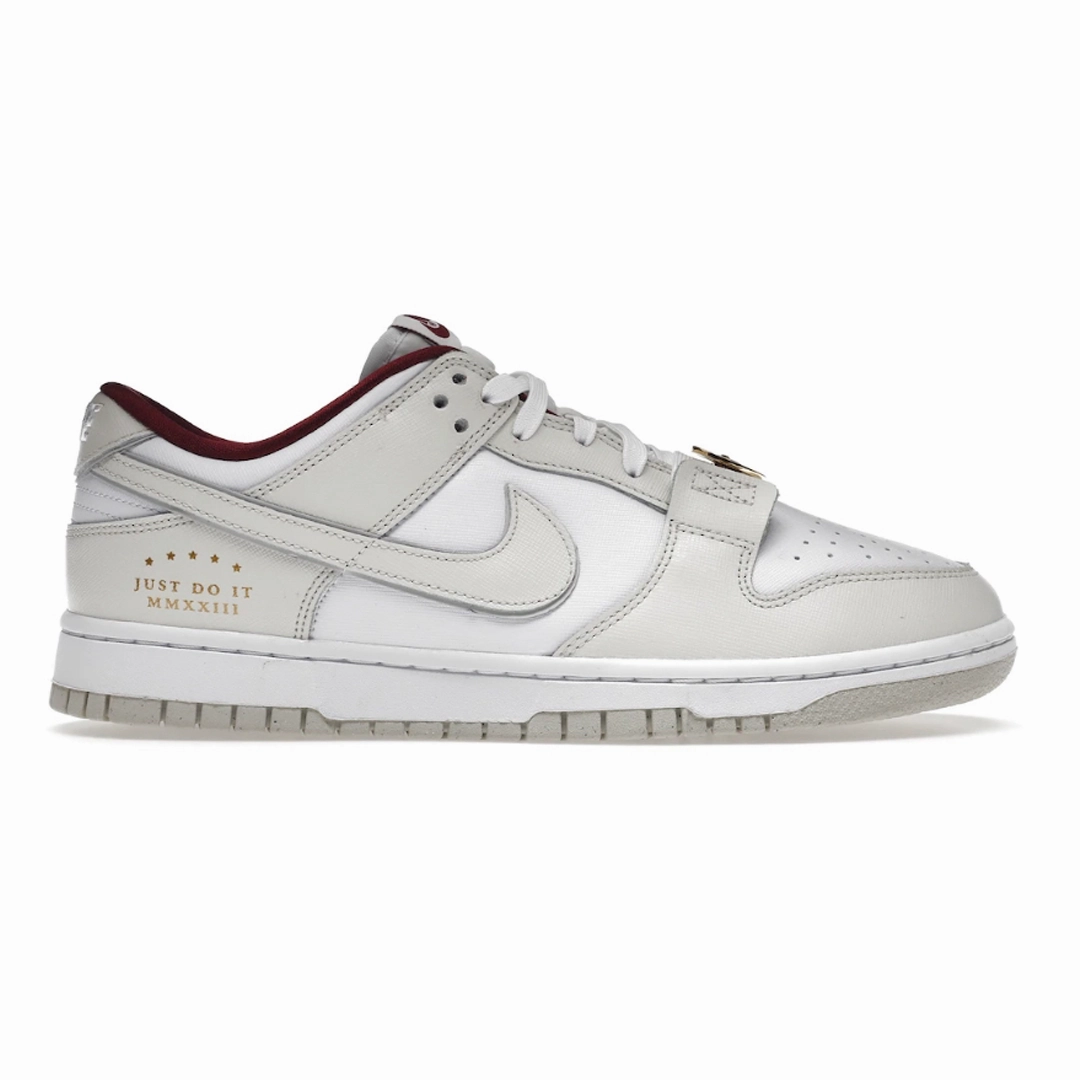 The Latest Nike Shoes Nike Dunk Low Just Do It White Pahntom (Womens)