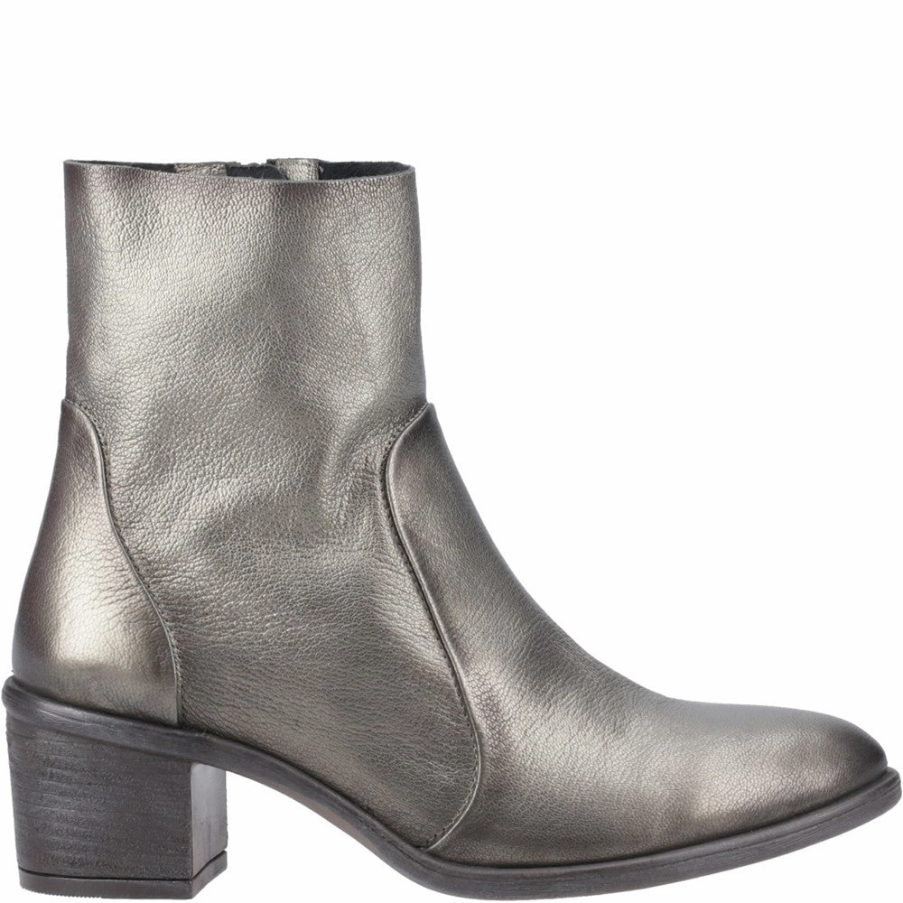 Pewter Winona Ankle Boots Ankle Boots Mid Heel