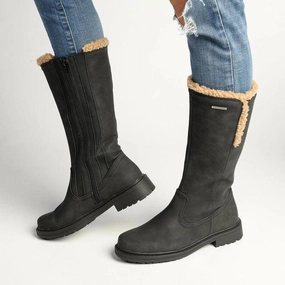 Best Hiking Boots Pierre Cardin Jessie Fur Lined Boot - Black