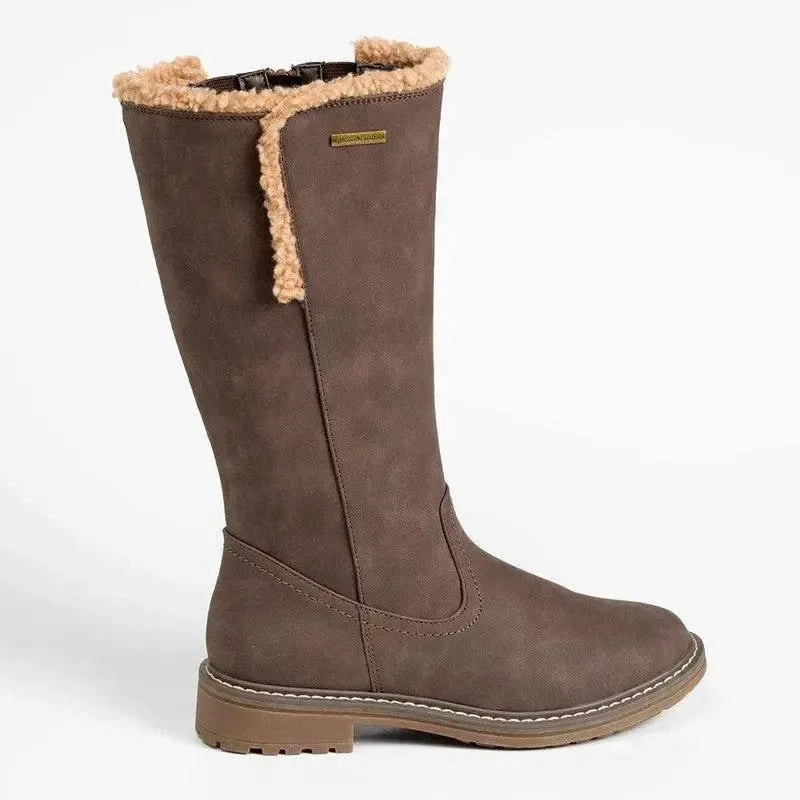 Dress With Boots Outfits Pierre Cardin Jessie Fur Lined Boot - Chocolate