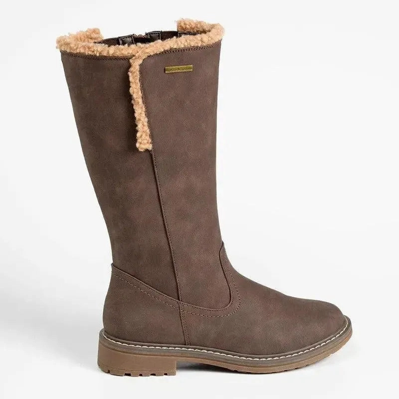 Pierre Cardin Jessie Fur Lined Boot - Chocolate Macy's Boots