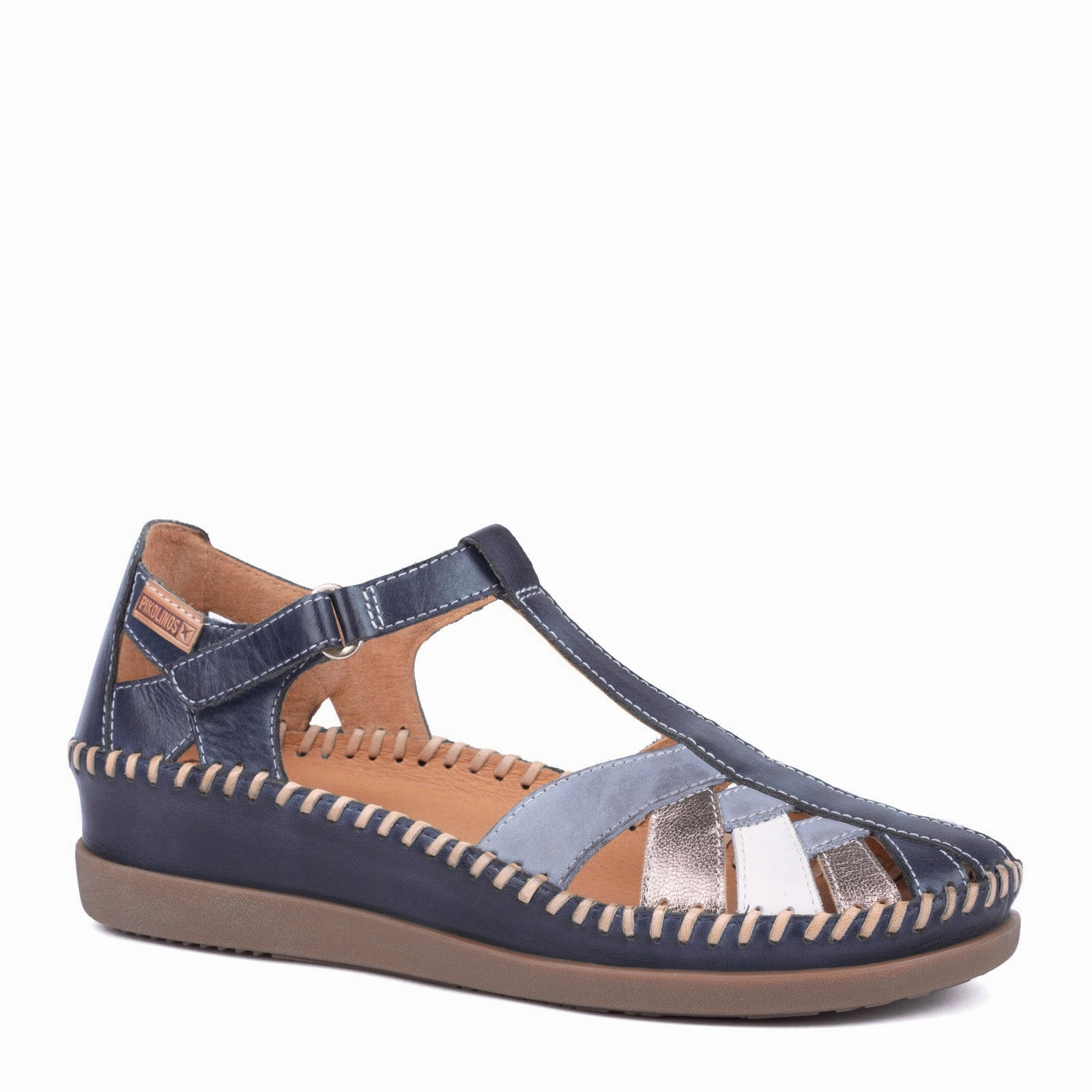 Pikolinos Cadaques W8K-0705C1 Ladies Ocean Leather Touch Fastening Sandals Sorel Sandals