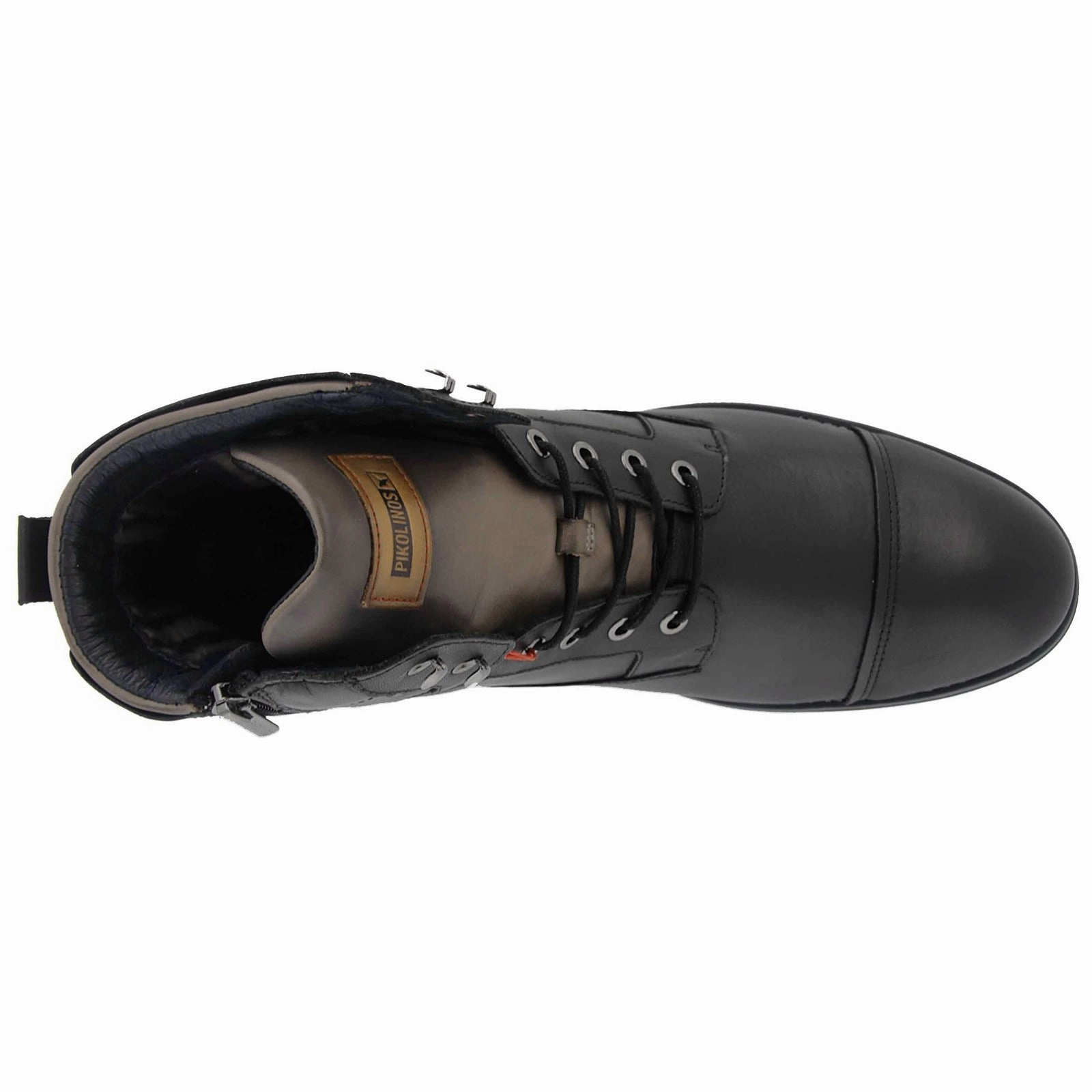 Wide Width Winter Ankle Boots Pikolinos York M2M Leather Men's Ankle Black Boots