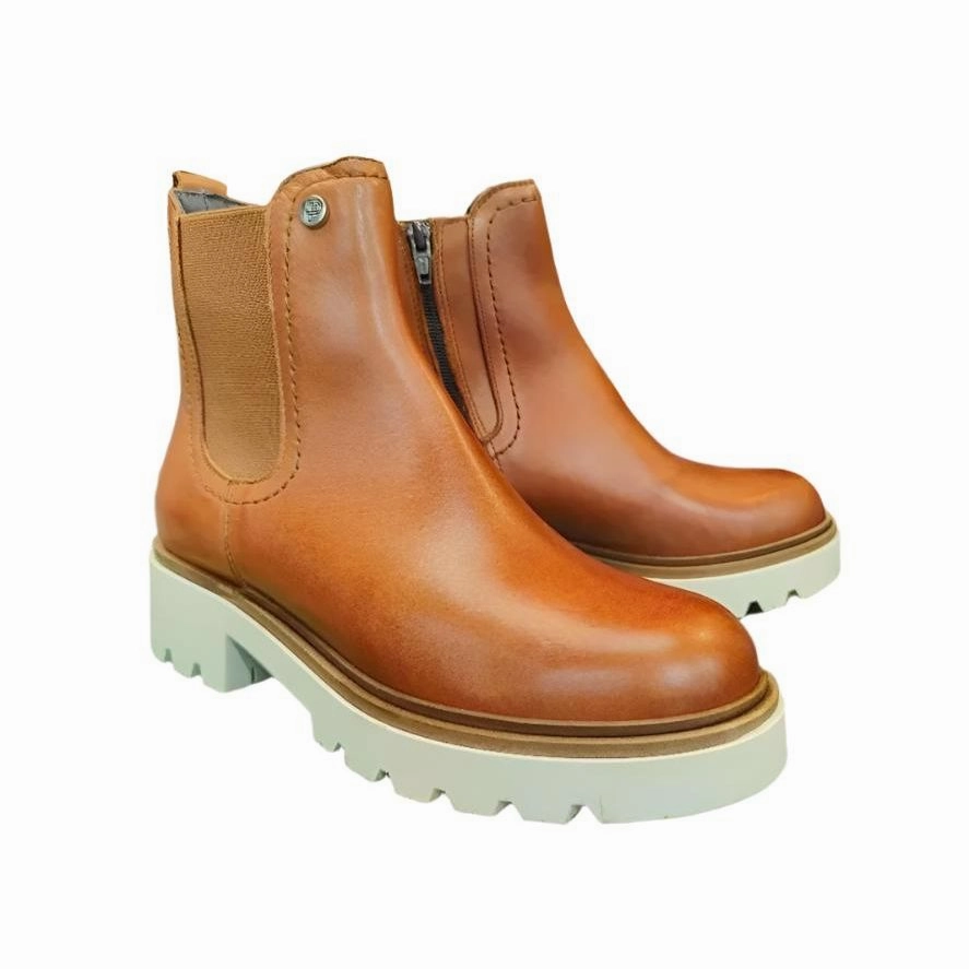 Pitillos Womens Boot 10105 Cuero Ankle Boots With Slits