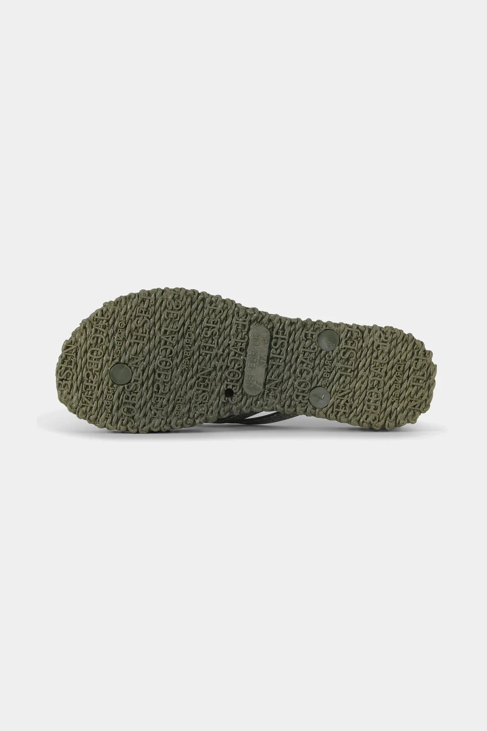 Anti Stink Flip Flops Platform Flipflop - Army