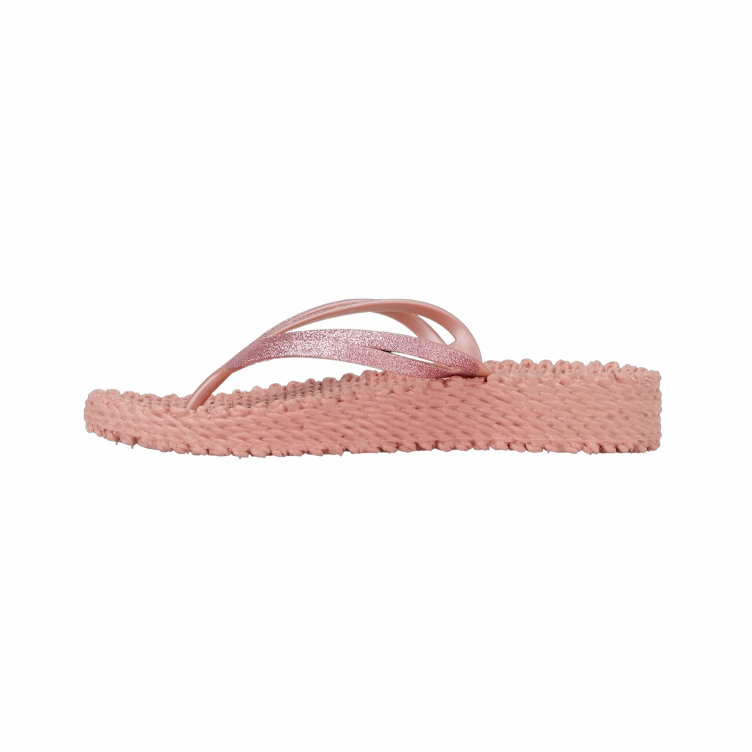 Flip Flop Outline Platform Flipflop - Misty Rose