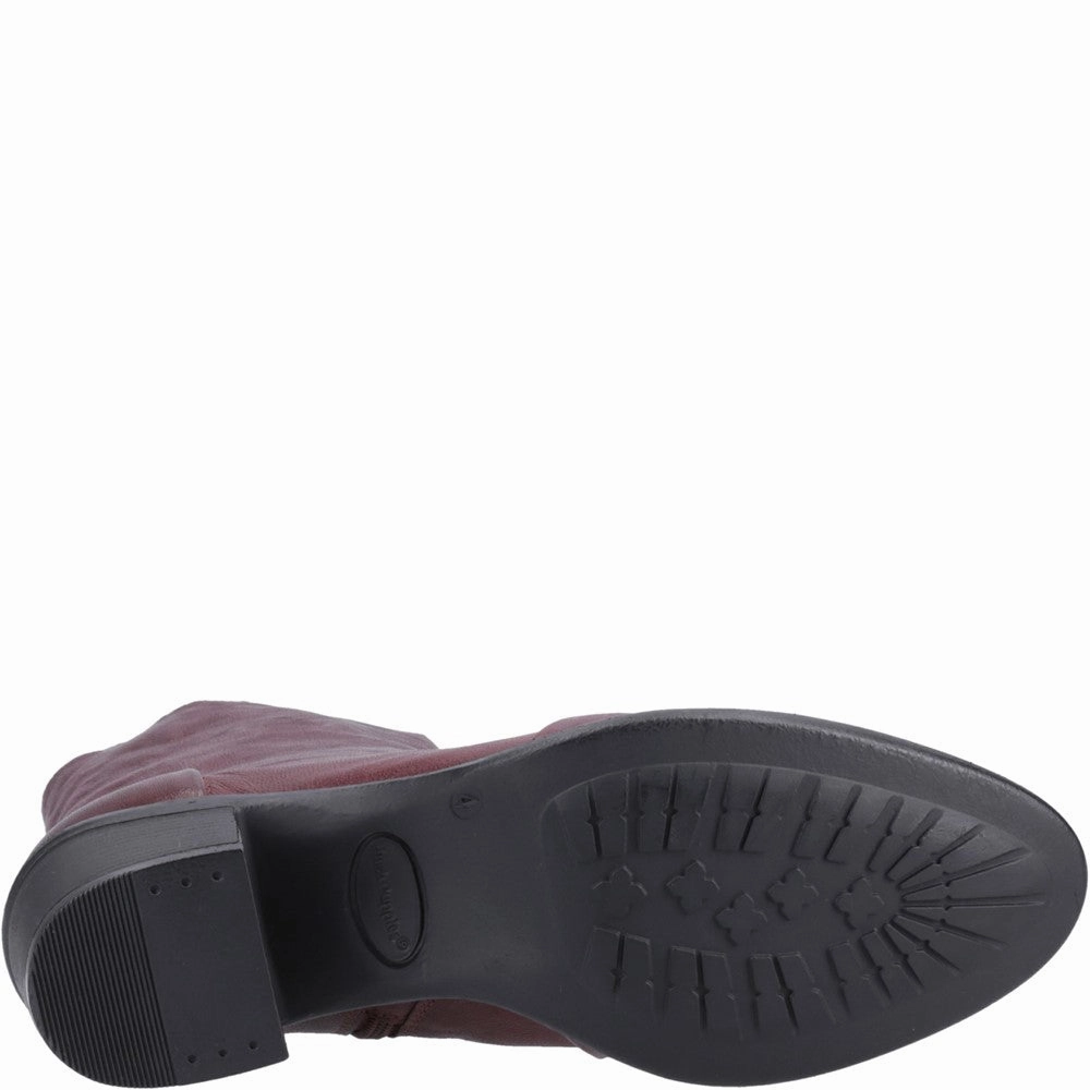 Plum Winona Ankle Boots Natural Suede Ankle Boots