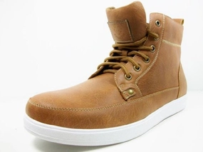Pierre Darre Ankle Boots Polar Fox Men's 55009 Lace Up High Top Fashion Sneaker Boots