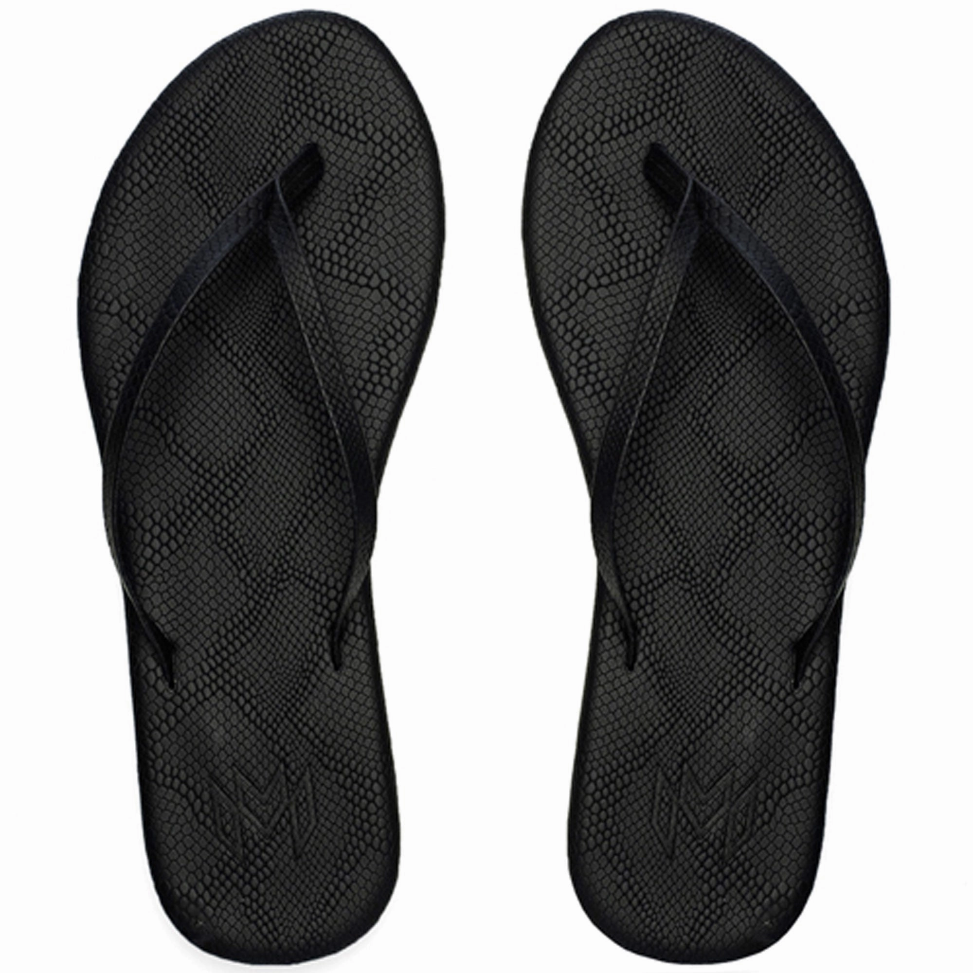 Sandals Montego Malvados Lux Reptile Women's Sandals - Black