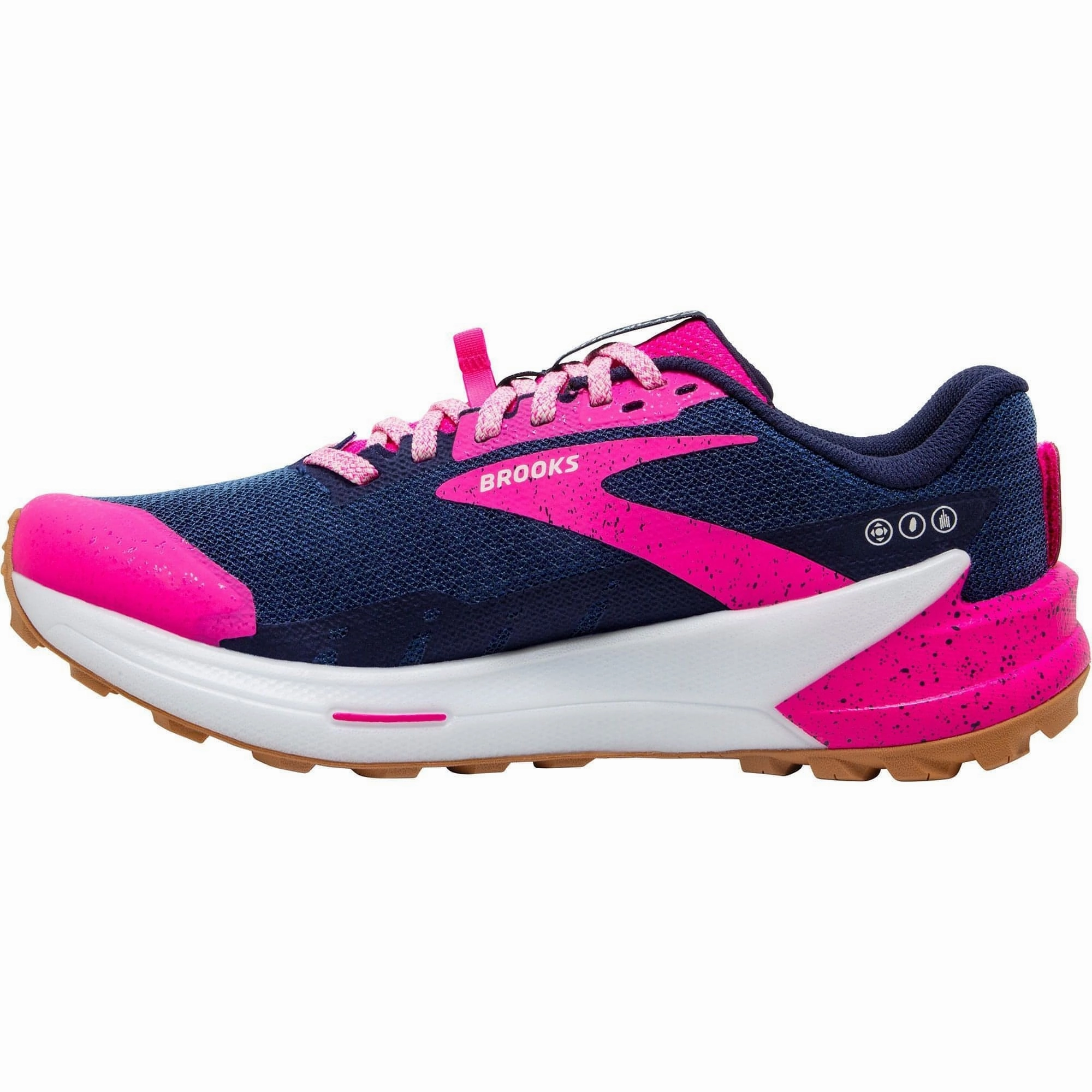 Brooks Catamount 2 Womens Trail Running Shoes - Navy Trail Running Shoes Waterproof Or Not