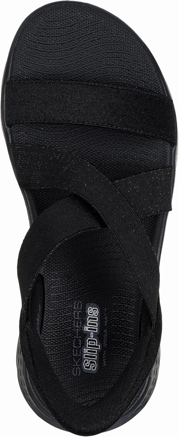 Stylish Comfortable Flip Flops Skechers Women's Go Walk Flex Sandal-Glimmer Up Hands Free Slip-ins