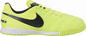 Nike JR Tiempo Legend IV IC Indoor Soccer Shoes - Volt/Black Nike Blazers Shoe