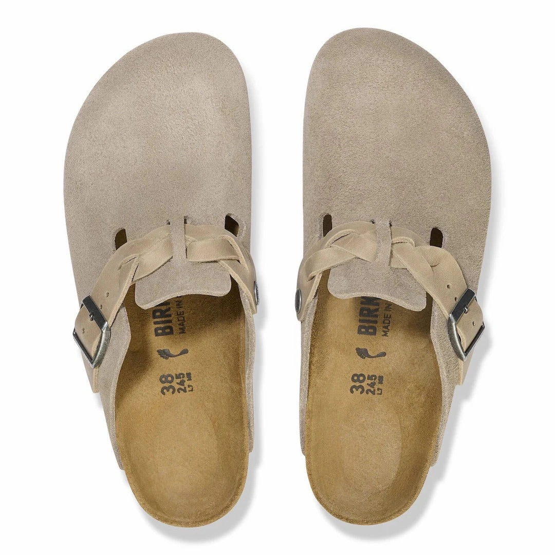 A Pair Of Clogs Lapbook Boston Braided - Taupe