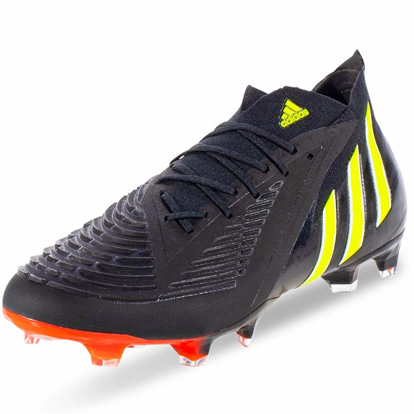 Slide Soccer Cleats adidas Predator Edge.1 FG (Core Black/Team Solar Yellow/Solar Red)