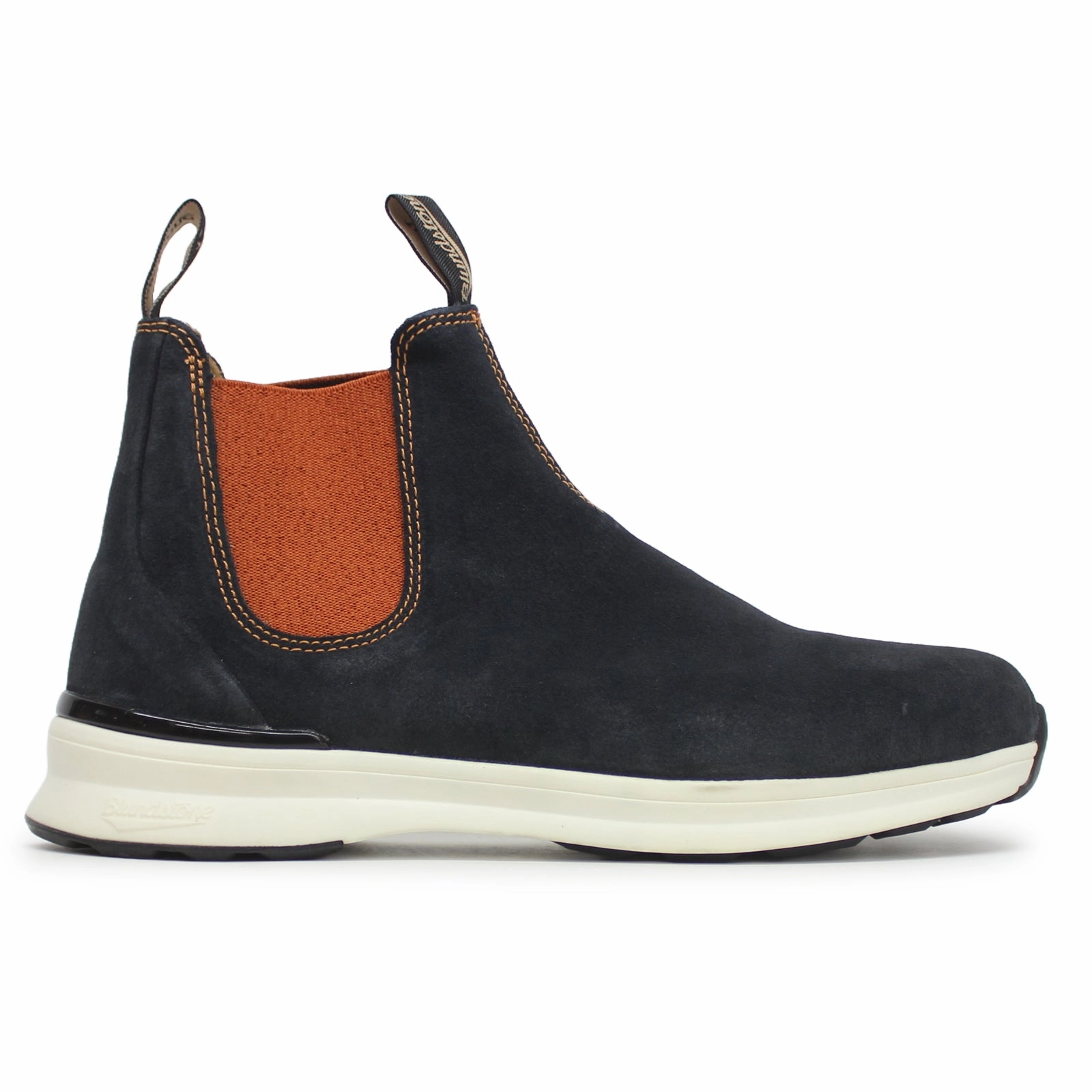 Blundstone 2147 Suede Unisex Ankle Navy Burnt Orange Boots Hiking Boots Wide