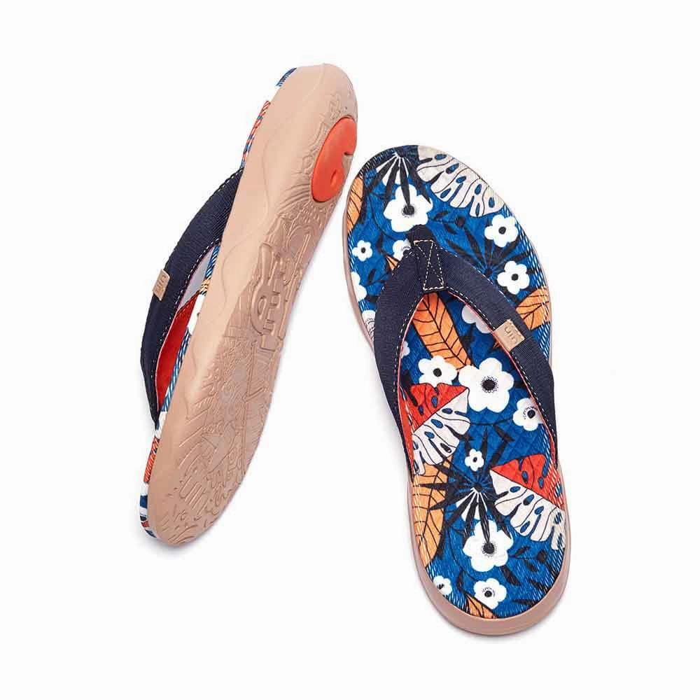 Breezing Summer Women Majorca Flip Flops Flip Flops Molded Footbed