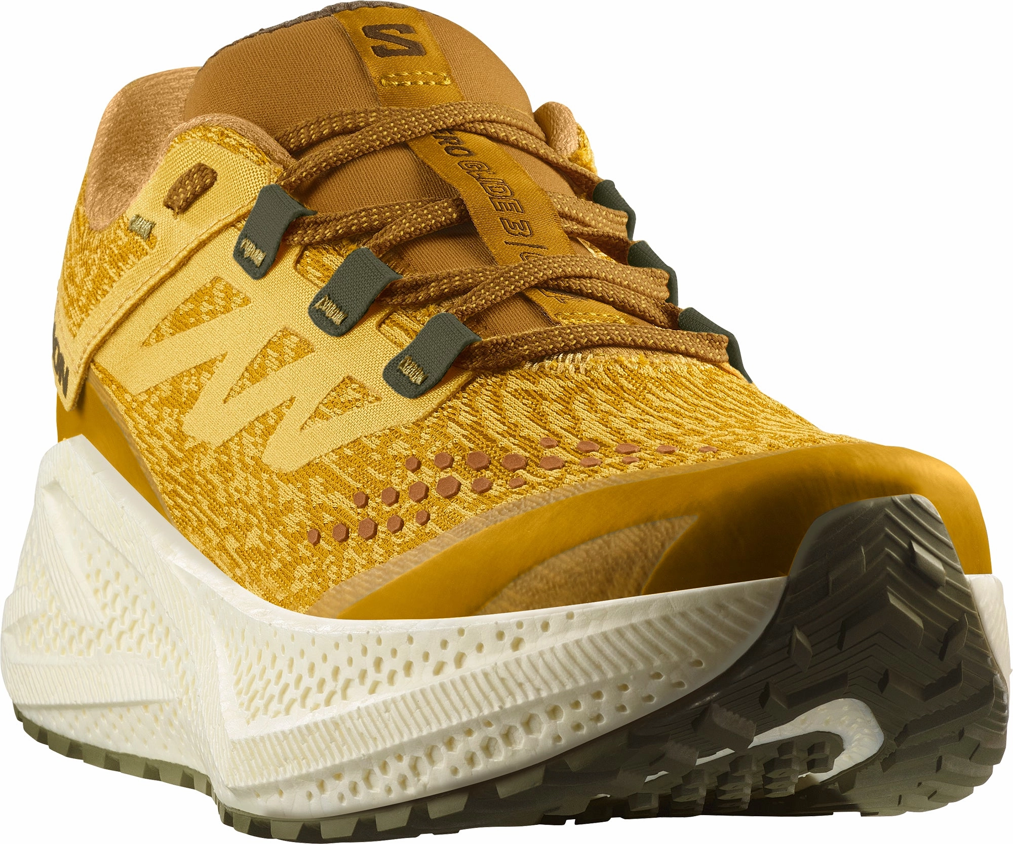 Best Trail Shoes For Overpronators Salomon Aero Glide 3 GRVL Mens Trail Running Shoes - Yellow