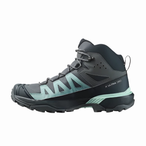 Salomon Womens Boot X Ultra 360 Mid GTX Turbulence/Carbon/Tourmaline Rockport Xcs Hiking Boots