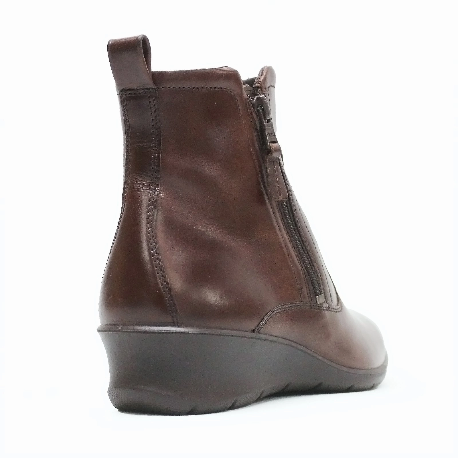Ecco Felicia 217143 Leather Women's Potting Soil Ankle Boots - UK 5-5.5 - US 7-7.5 Women - EU 38 Dsw