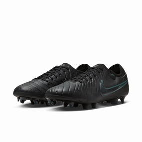 Nike Tiempo Legend 10 Pro FG Black Deep Jungle Soccer Cleats Ag