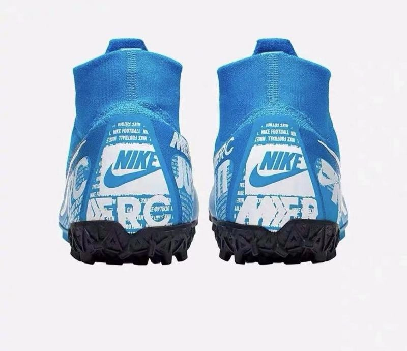 Nike Mercurial Superfly VII Elite TF Soccers Cleats Shoes Light Blue Nike Shoes For Working Out