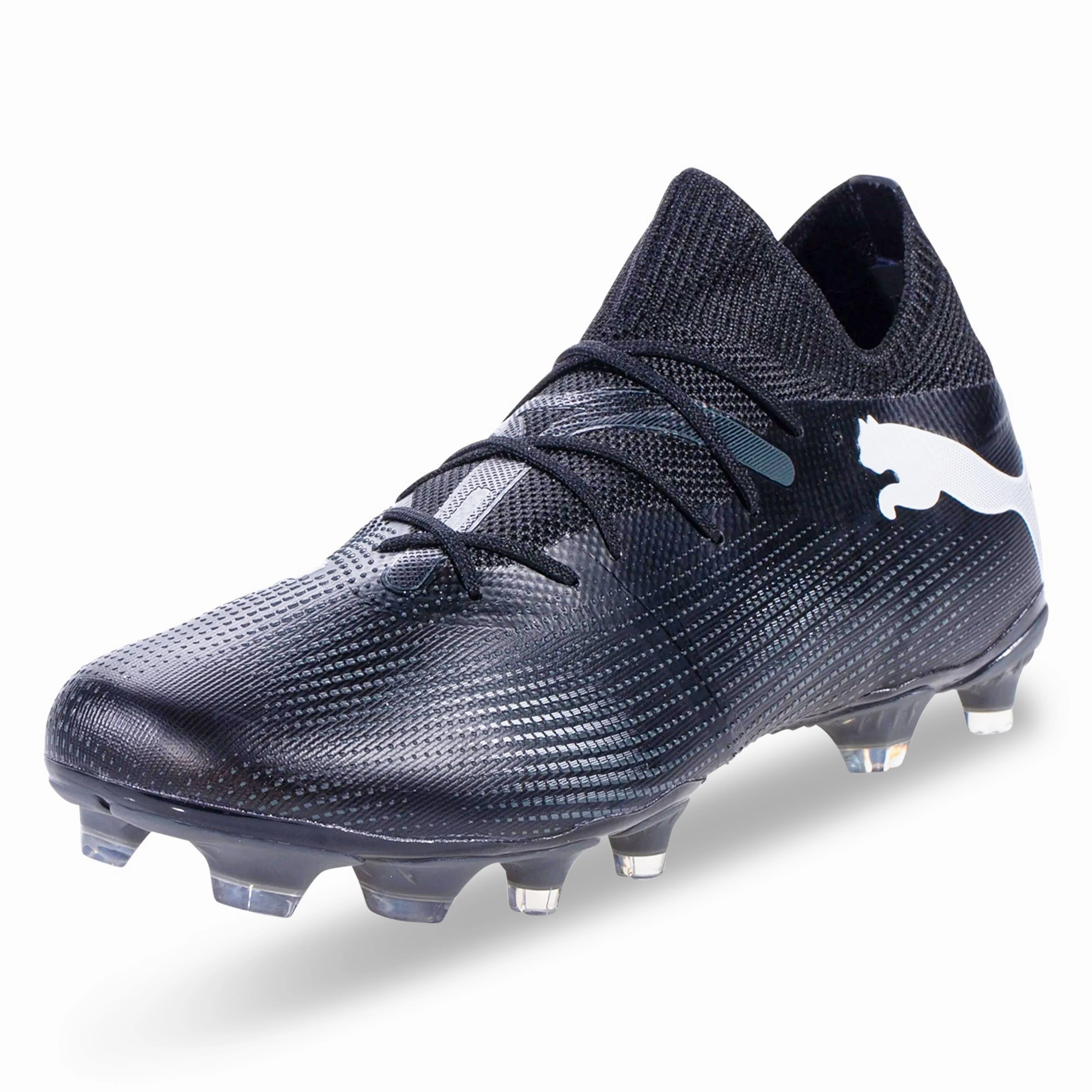 Beat Soccer Cleats Puma Future 7 Match FG/AG Soccer Cleats (Puma Black/Puma White)