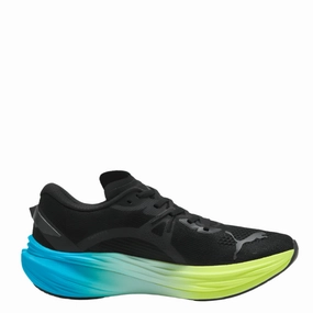 PUMA Men's Deviate NITRO 3 Running Shoes in Puma Black/Speed Blue AW25 Best Value Cross Training Shoes