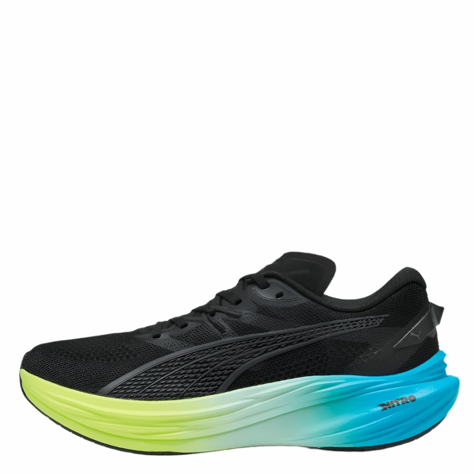 PUMA Men's Deviate NITRO 3 Running Shoes in Puma Black/Speed Blue AW25 Tr 9 Training Shoes