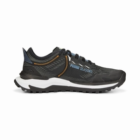 Puma scarpa da trail voyage Nitro 2 376919 04 black-light lime Hiking In Trail Running Shoes