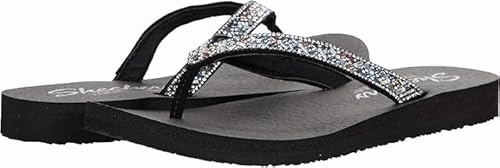 Skechers Women's Meditation-Lotus Bae Flip-Flop Best Flip Flops For Sore Feet