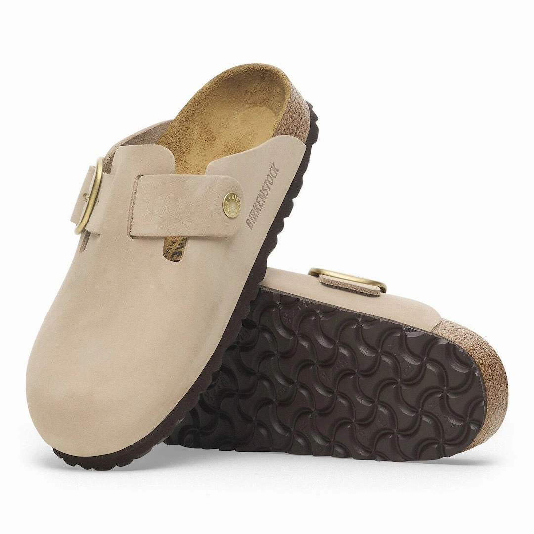 Hair Clogs Boston Big Buckle - Sandcastle