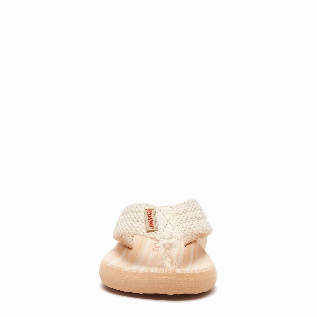 Louboutin Flip Flops Sunset Cream Webbing Flip Flops