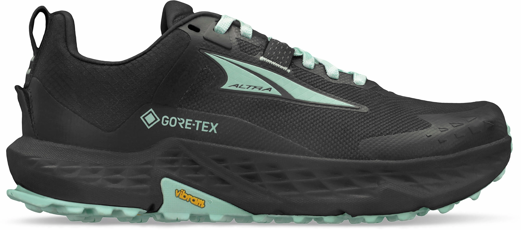 Altra Timp 5 GORE-TEX Womens Trail Running Shoes - Black Classic Leather Ripple Trail Shoes