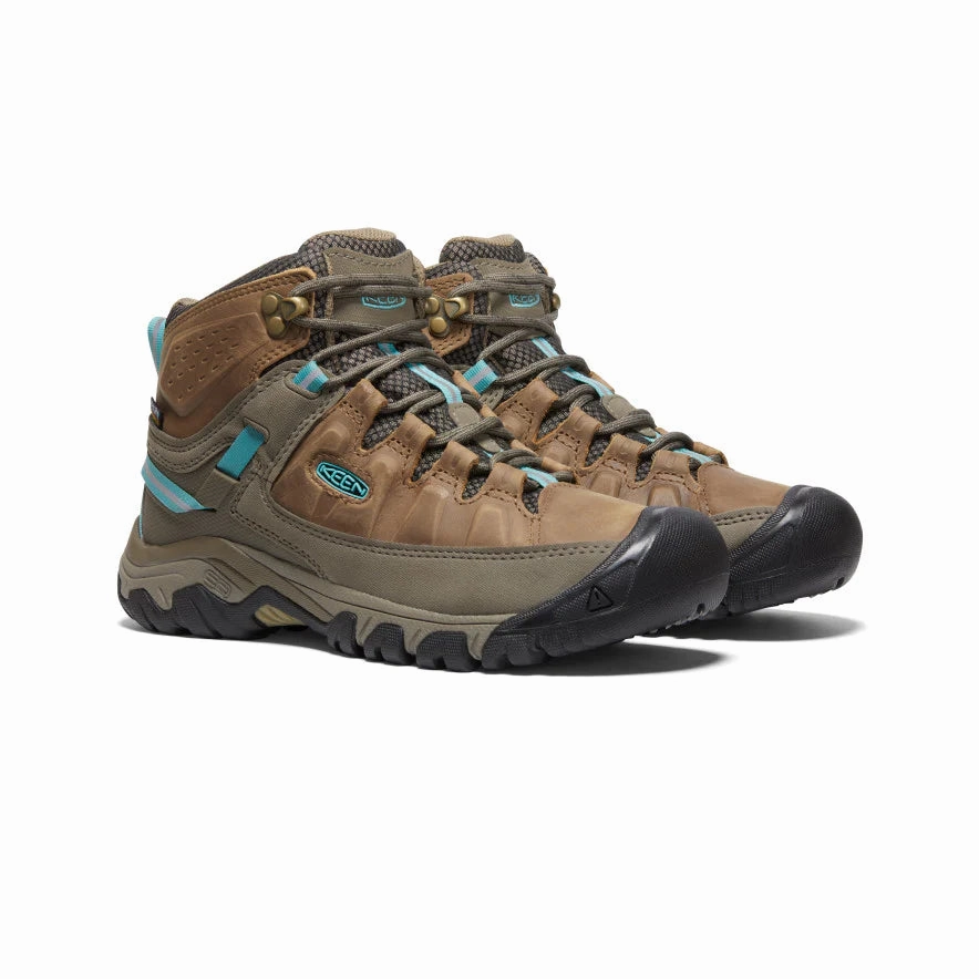 Vasque Coldspark Hiking Boots Targhee III Mid WP - Toasted Coconut/Porcelain