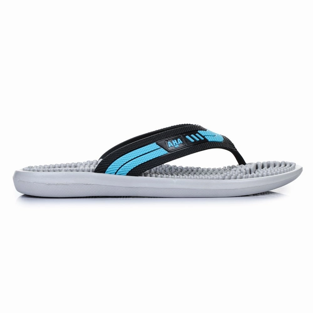 Jewels For Flip Flops A-HA Casual Grey Flip Flop For Men ACCUPLUS-1 By Liberty