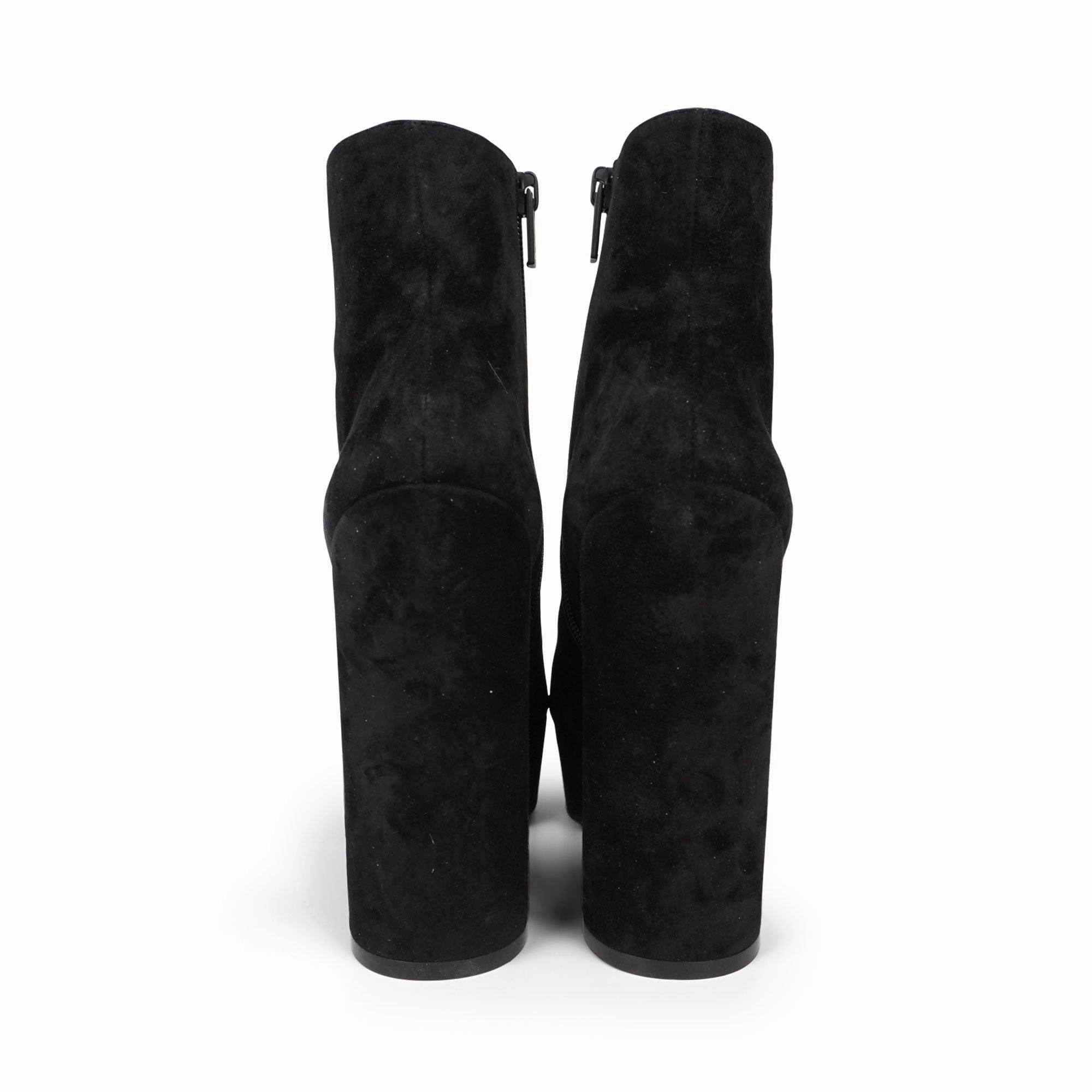 Christian Louboutin 'Movida' Platform Boots - Women's 36.5 Animal Print Platform Ankle Boots