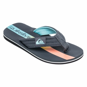 Quiksilver Kids Molo Layback Flip Flops Flip Flops Made In America
