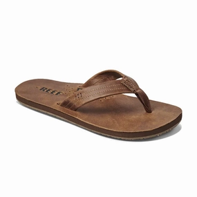 Reef Draftsmen Men's Sandals - Bronze Brown Width Heeled Sandals