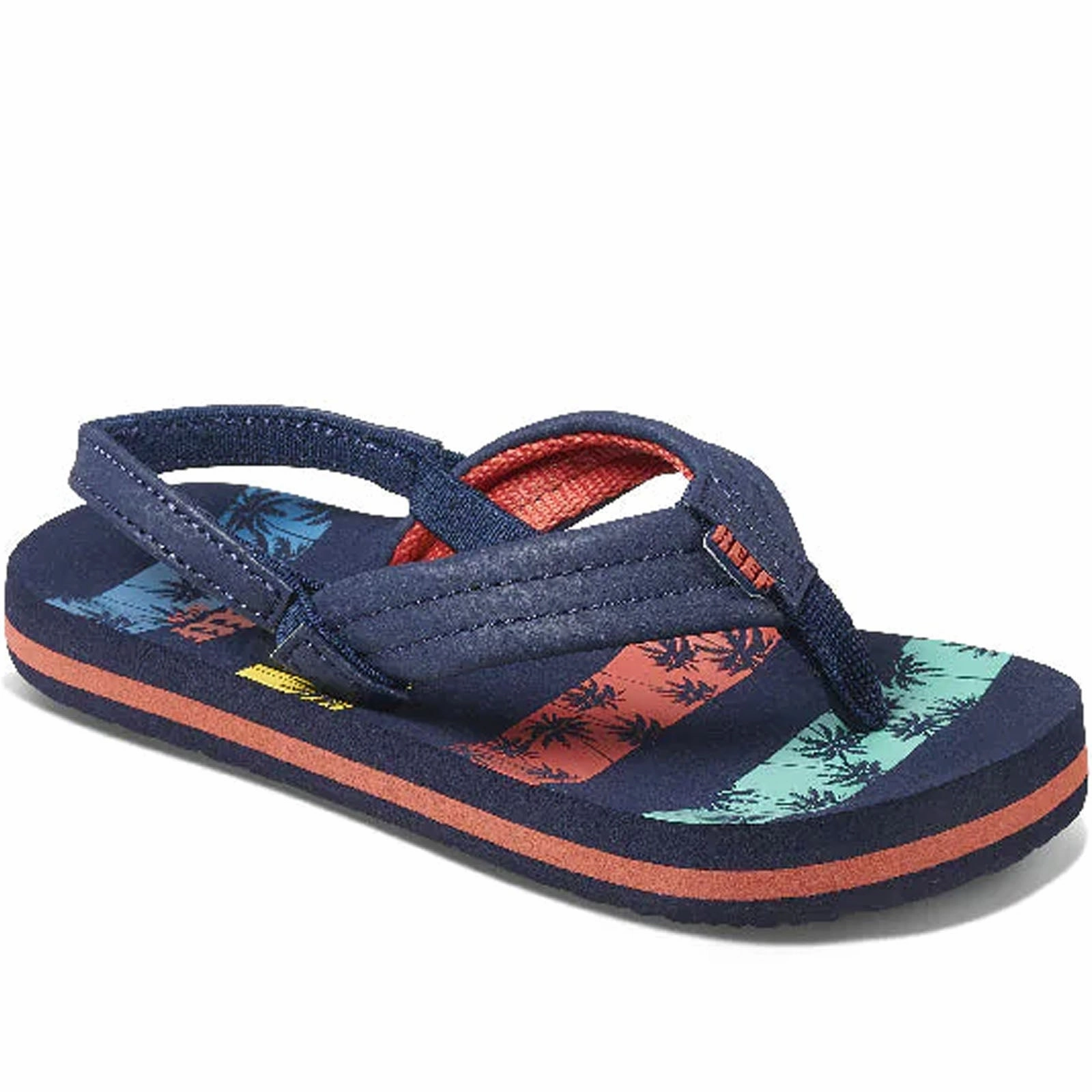 Reef Kids Little AHI Strappy Sandals Rainbow Flip Flops From The 80's